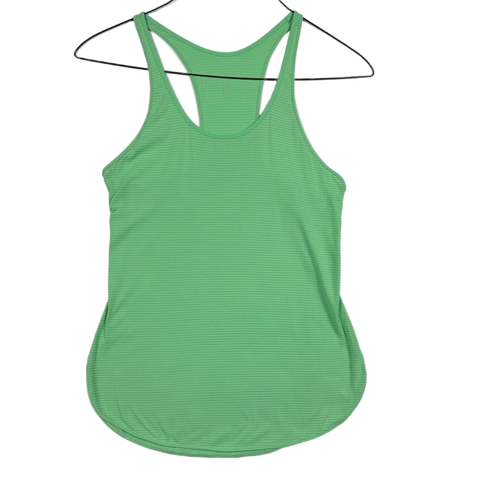 Lululemon Racer Back Tank Top Striped Green and Gray Athletic Top Women’s Size 6 - Picture 2 of 7
